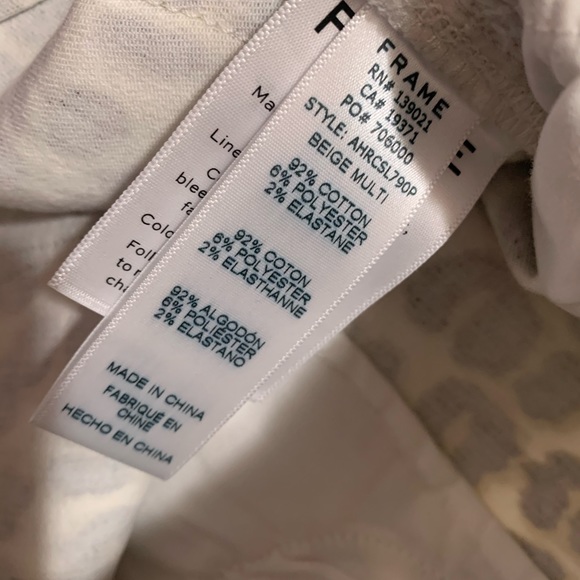 NWT FRAME Denim Ali High Rise CIGARETTE JEANS 27 - Picture 7 of 7